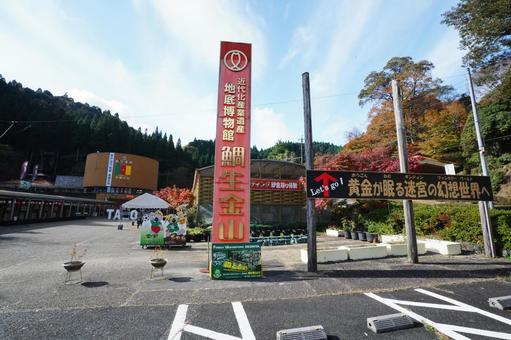 大分 鯛生金山1 鯛生金山,金鉱山,金山の写真素材