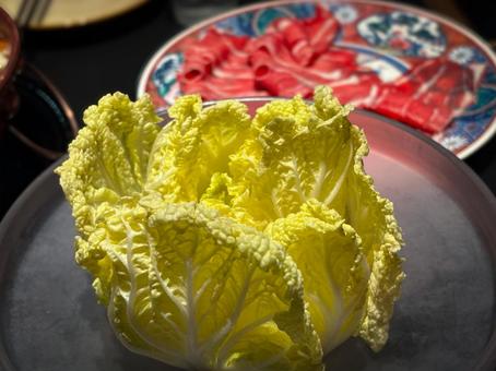 鮮やかな黄色が美しい新鮮な白菜のアップ 鮮やかな黄色が美しい新鮮な白菜のアップ 白菜,野菜,新鮮の写真素材