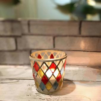 癒されるアロマキャンドルの灯り キャンドル,アロマキャンドル,キャンドルライトの写真素材