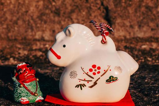 2026年は馬年だね 置物,午年,2026年の写真素材