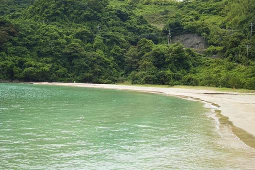 綺麗な海の海水浴場 綺麗な海の海水浴場の写真