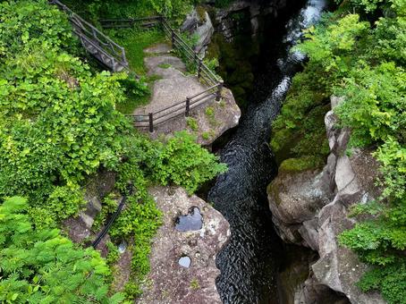 磊々峡のハート 磊々峡,ハート,恋人の聖地の写真素材