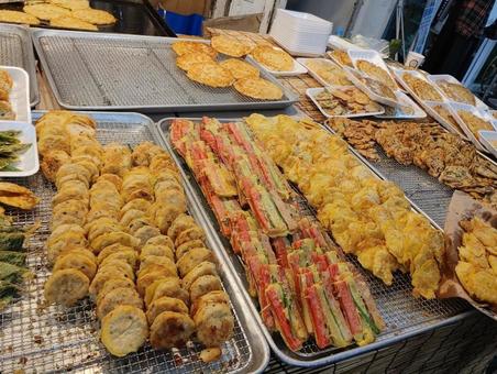 韓国天ぷらの写真