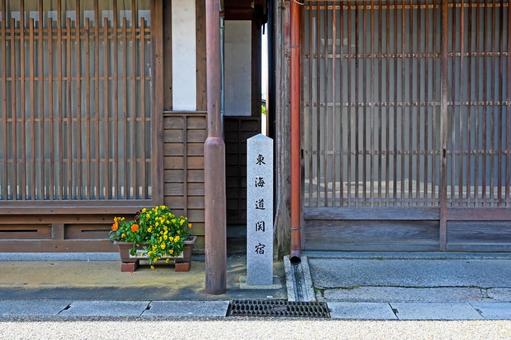 Photo, overlook pavilion, japan, seki town, 
