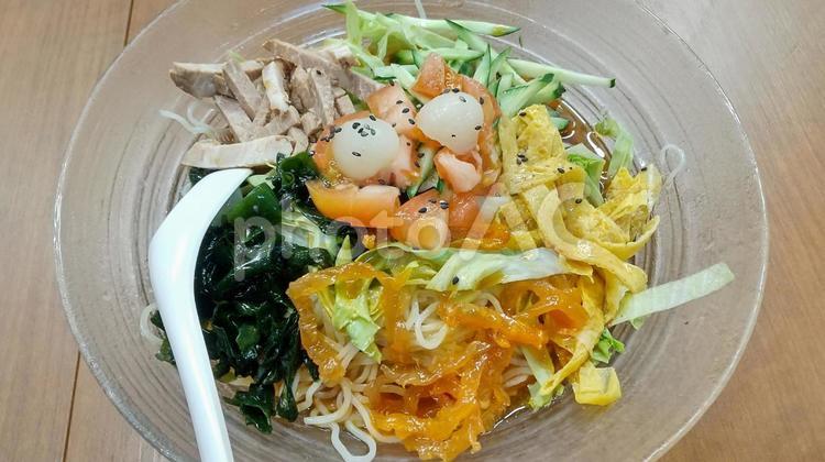 冷やし中華 冷やし中華,麺類,麺の写真素材