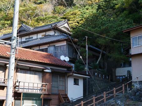 波浮港　踊子の里資料館 波浮港,伊豆大島,伊豆諸島の写真素材