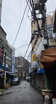 韓国の街並み 韓国の街並みの写真