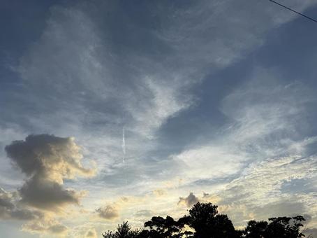 Evening sky, JPG