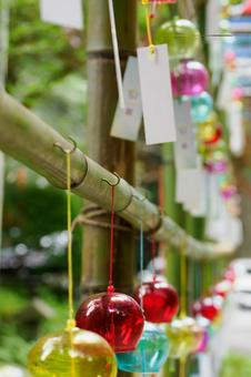 Photo, temple, wind chimes, oshu yanatsu kokuzoson, 