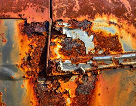 クルマの錆 クルマの錆の写真