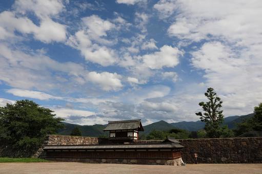 松代城7 松代城7 晴れ,木,風景の写真素材