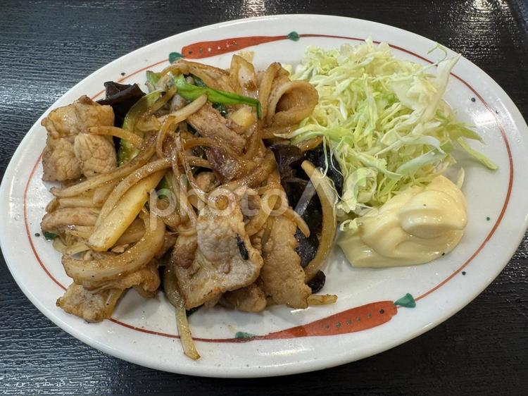 しょうが焼き 豚の生姜焼き,生姜焼き,生姜焼き定食の写真素材