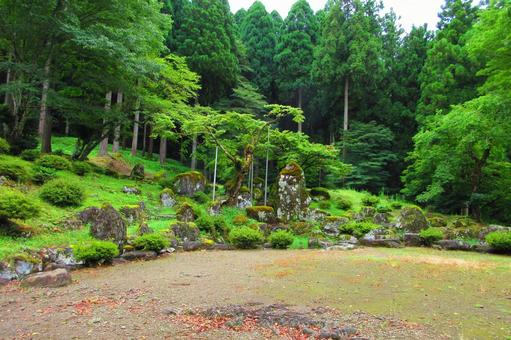 福井県-一乗谷朝倉氏庭園-諏訪館跡庭園 福井県-一乗谷朝倉氏庭園-諏訪館跡庭園の写真