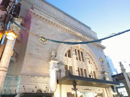 大阪観光(松竹座) 風景,街並み,大阪の写真素材