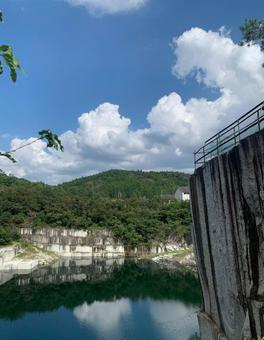地図に無い湖 地図に無い湖 茨城県,石切山脈,自然の写真素材