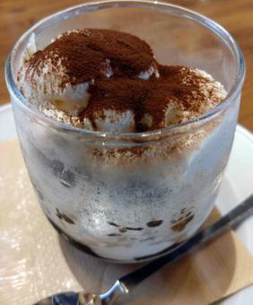 Coffee flavored ice pudding, JPG