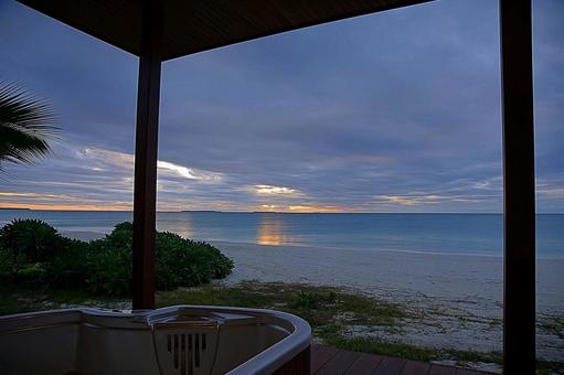 ニューカレドニア419 ウヴェア島 夕景 ニューカレドニア419 ウヴェア島 夕景 ニューカレドニア,ウヴェア島,パラディッドウヴェアの写真素材
