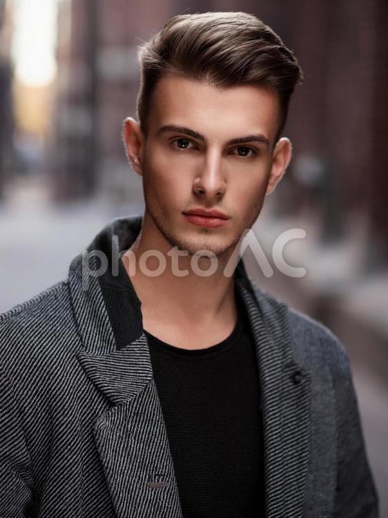 男性ファッションポートレート 男性,ポートレート,モデルの写真素材