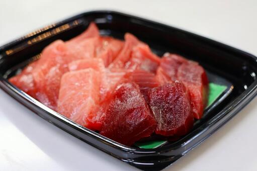 道の駅のマグロの刺身の盛り合わせ 鮪,マグロ,刺身の写真素材