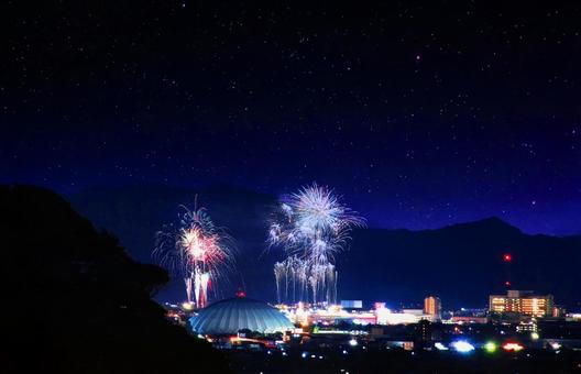 Image material/fireworks, domes, starry skies, JPG Image material/fireworks, domes, starry skies, JPG