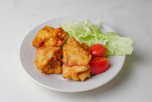 鶏のから揚げ 鶏肉,唐揚げ,からあげの写真素材