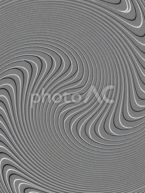 ねじれ　グレー　背景 ねじれ,回転,うねりの写真素材