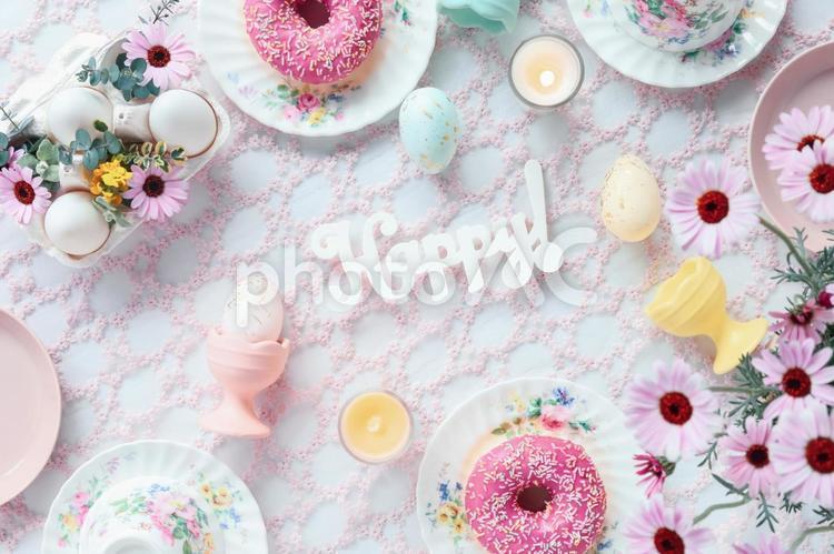 イースターの季節に 春,イースター,キャンドルの写真素材