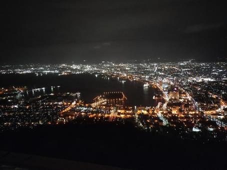 函館の夜景 函館,夜景,風景の写真素材