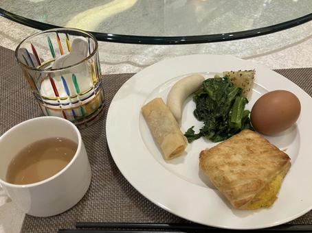 ホテルの朝食 ホテルの朝食 朝食,食事,ビュッフェの写真素材