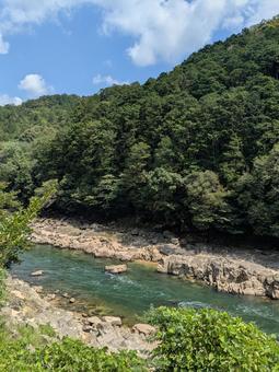 川のある風景 川のある風景の写真