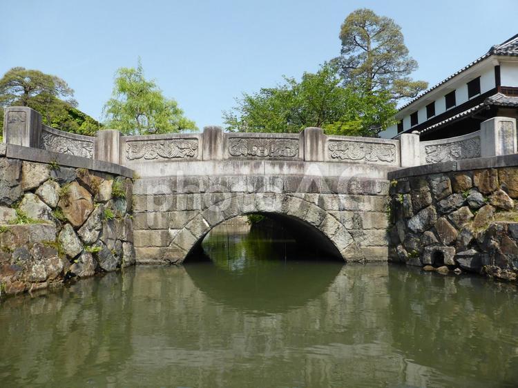 倉敷美観地区　川舟流し　舟からの風景 倉敷美観地区,川舟流し,歴史的建造物の写真素材