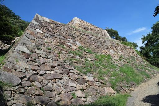 鳥取城 鳥取城 鳥取城,城址,日本100名城の写真素材