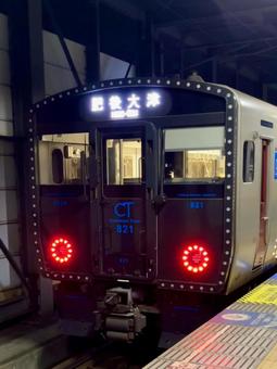 豊肥本線肥後大津行き普通列車　821系 豊肥本線,jr九州,821系の写真素材