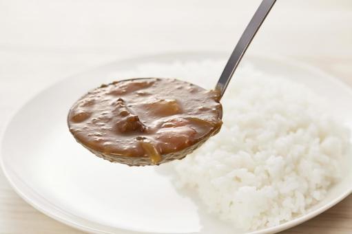 オーソドックスな日本のカレーライス オーソドックスな日本のカレーライス ルー,カレーライス,かける前の写真素材