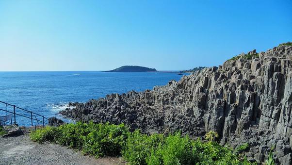 東尋坊 東尋坊 東尋坊,海,絶壁の写真素材