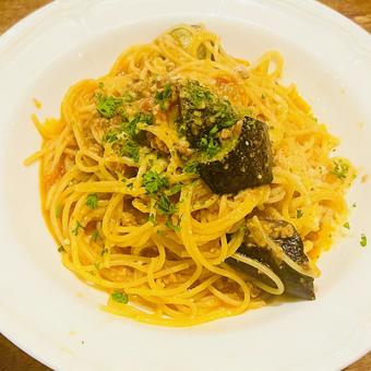茄子とひき肉のボロネーゼパスタ 茄子とひき肉のボロネーゼパスタ パスタ,ボロネーゼ,イタリアンの写真素材
