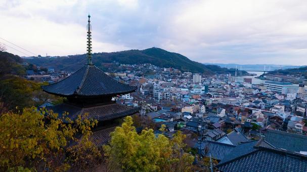 潮風に揺れる屋根 潮風に揺れる屋根の写真