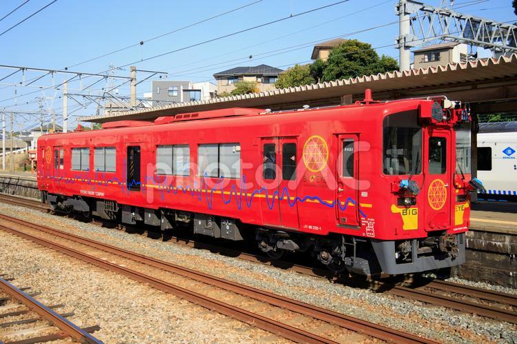 JR九州　多機能検測車『BIG EYE』 jr九州,九州旅客鉄道,bigeyeの写真素材