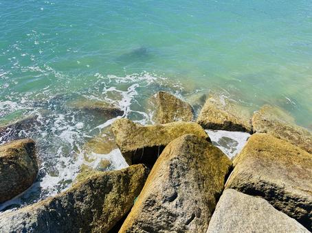 夏の海岸 海水浴場 夏の海岸 海水浴場 田原海水浴場,海水浴場,海の写真素材