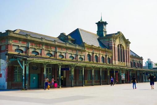 台湾の駅 台湾,駅,ノスタルジックの写真素材