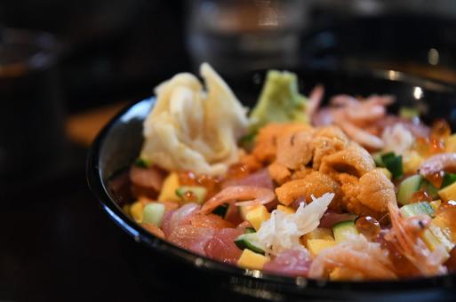 海鮮丼 海鮮丼 海鮮丼,海鮮,豪華の写真素材