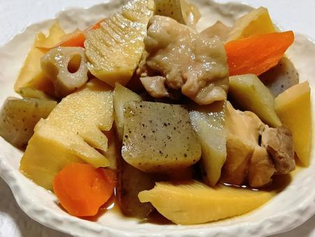 筑前煮 筑前煮 筑前煮,料理,煮物の写真素材