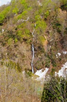 250429秋山郷清水川原～結東 秋山郷,長野県,栄村の写真素材
