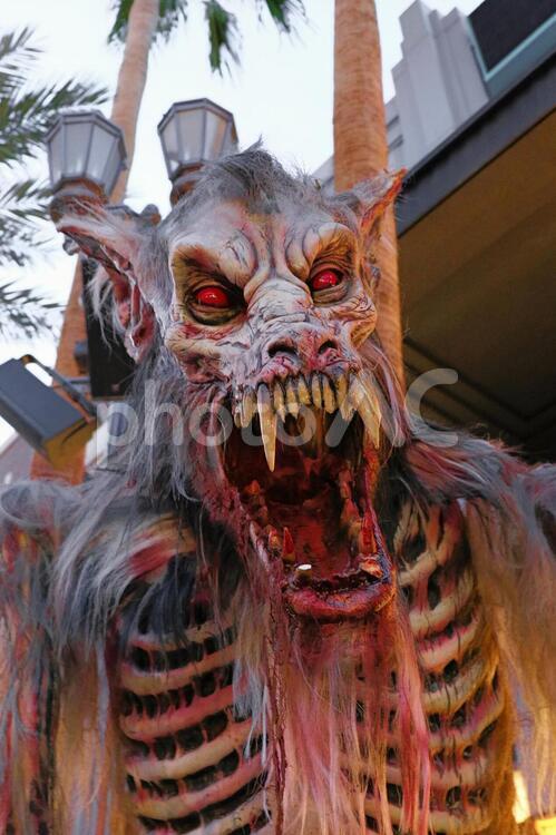 ハロウィン　ホラー　フィギュア　アメリカ アメリカンホラー,ゾンビ,悪魔払いの写真素材