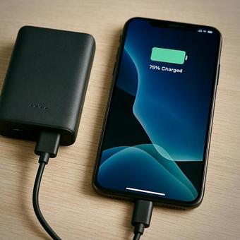 モバイルバッテリー モバイルバッテリーの写真