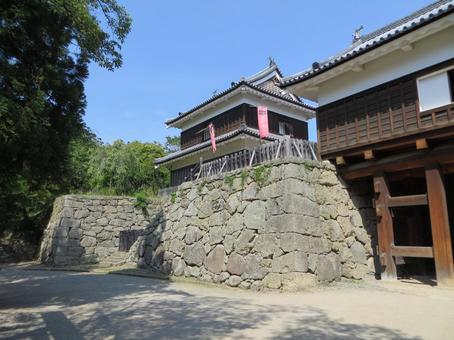 上田城 東虎口櫓門の内側から北櫓 上田城 東虎口櫓門の内側から北櫓 上田城,真田幸村,真田信繫の写真素材