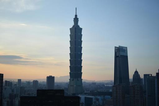 台北101の風景 台湾,台北,台北101の写真素材