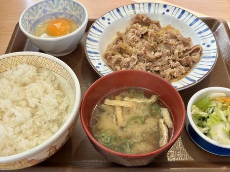 焼肉定食 焼き肉,焼肉,料理の写真素材