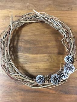 手作りリース 手作りリースの写真