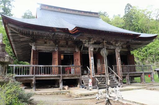 天童市、若松寺・観音堂、国の重要文化財 鈴立山若松寺,若松寺,観音堂の写真素材